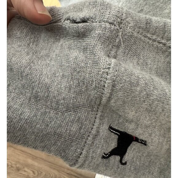 The Black Dog Sweatshirt Adult Small Heavy Gray Pullover Crewneck *small flaws* - Picture 6 of 6